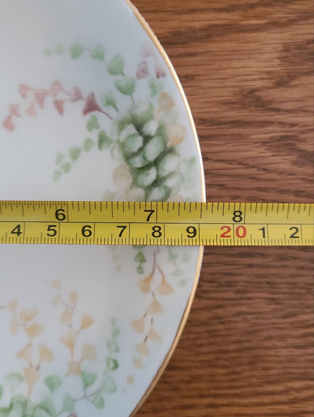Vintage Fine Porcelain Plate - Picture 3 of 3